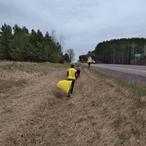 Road Clean-up Hwy 210 Cromwell