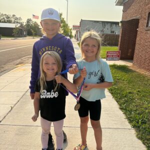 Medallion Hunt Winners:
Berkley, Elsie, and Layken Johnson